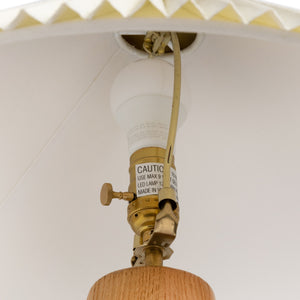 Nora Table Lamp In Light Oak
