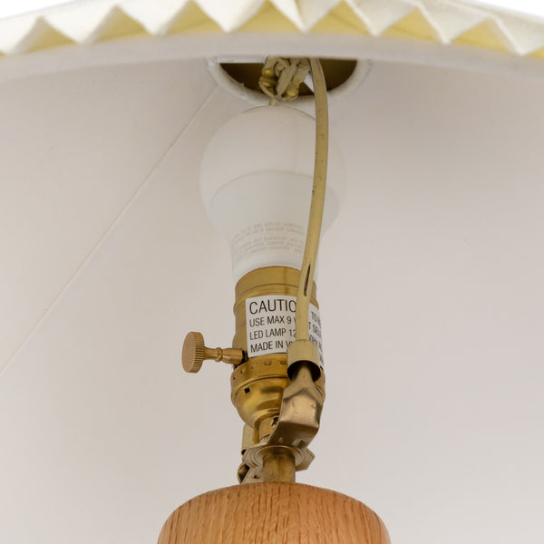 Nora Table Lamp In Light Oak