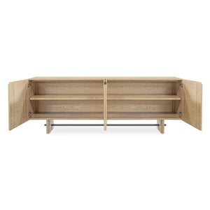 Madison Sideboard Natural with Carved Handle