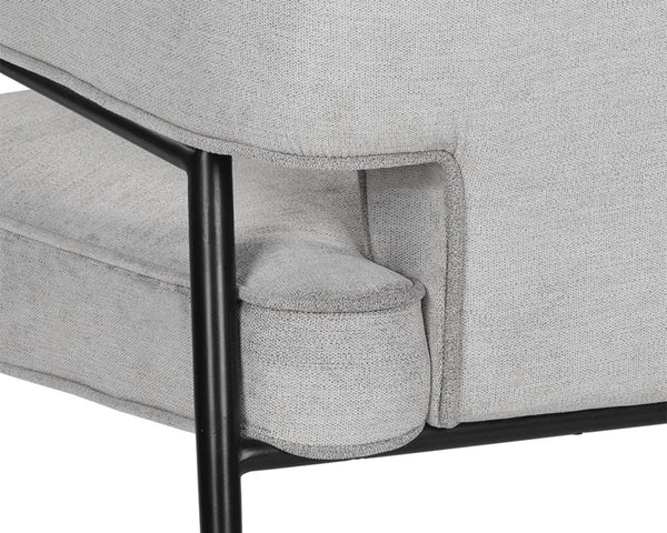 DEROME LOUNGE CHAIR - POLO CLUB STONE