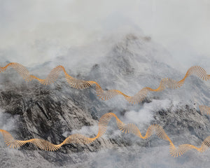 MYSTIC MOUNTAIN - 72" X 30" - BLACK FRAME