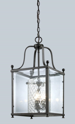 Fairview 3 Light Pendant in Bronze Finish