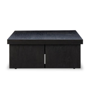 Warby Coffee Table in Worn Black Oak