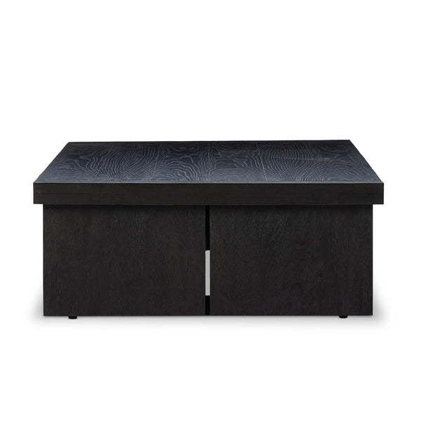 Warby Coffee Table in Worn Black Oak
