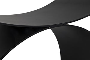 Papillon Stool, Black Steel