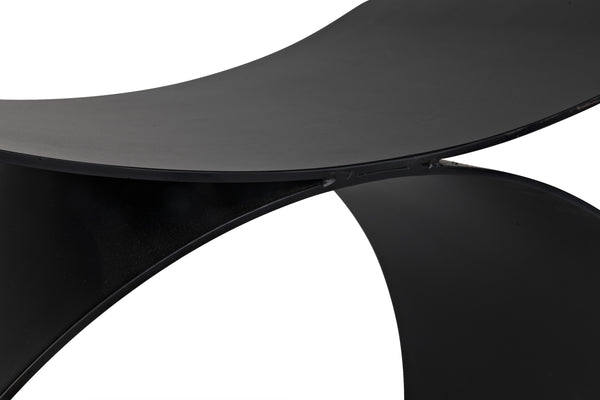 Papillon Stool, Black Steel