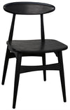 Surf Chair in Charcoal Black Sungkai/Mindi Wood