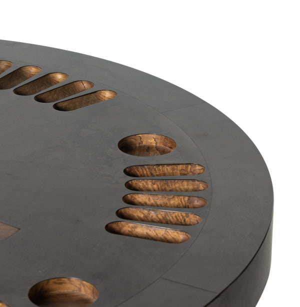 Poker Table In Natural Brown Guanacaste