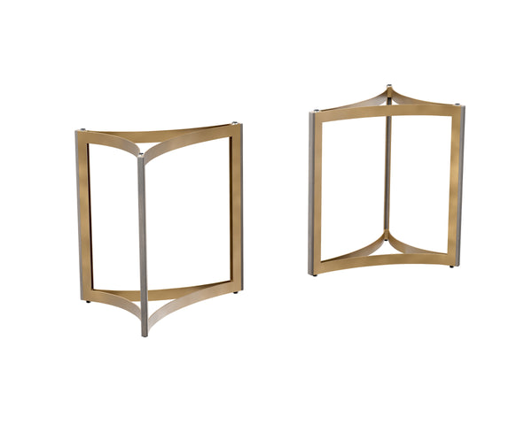 MENDOZA DINING TABLE BASE (SET OF 2)
