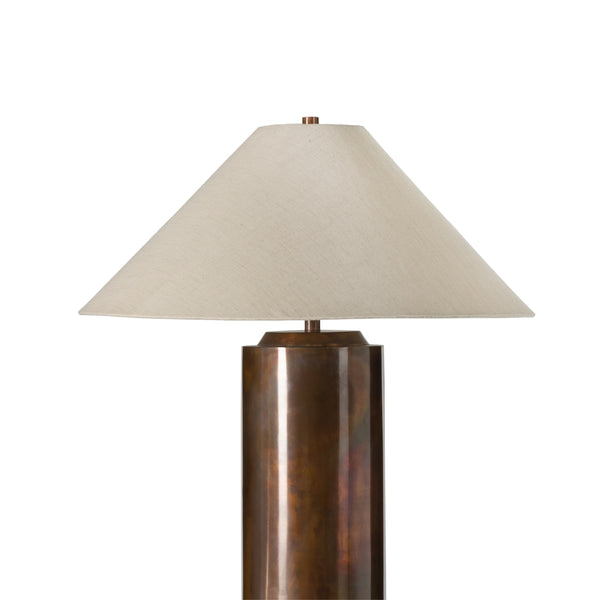 Seaton Floor Lamp In Iridescent Acid Wash
