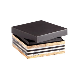 Small Avondale Container in Natural and Black