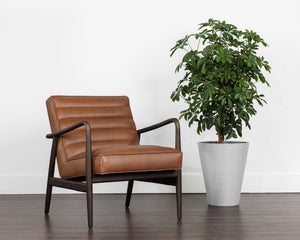 LYRIC LOUNGE CHAIR - VINTAGE CARAMEL LEATHER