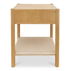 Moe's Millie Nightstand Natural with Drawer
