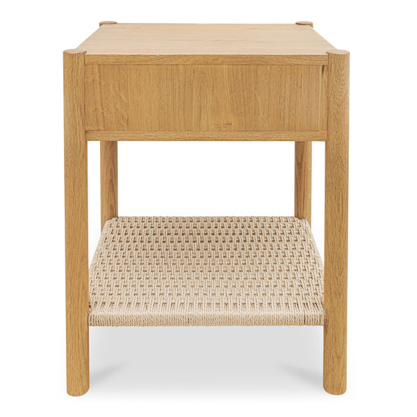 Moe's Millie Nightstand Natural with Drawer