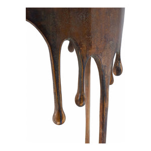 Moe's Copperworks Accent Table in Antique Copper