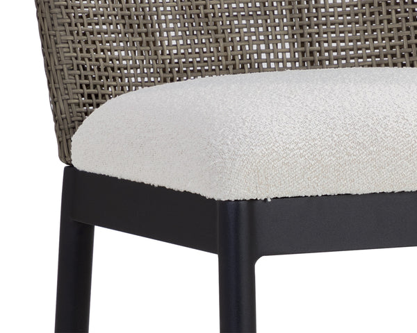 CALANDRI COUNTER STOOL - BLACK - LOUIS CREAM