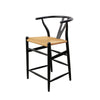 Wishbone Counter Stool - Black