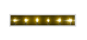 Infinity 6 Light Vanity in Chrome Finish