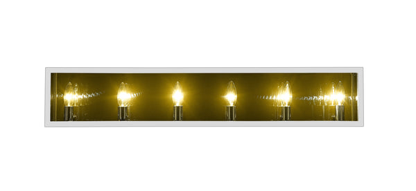 Infinity 6 Light Vanity in Chrome Finish