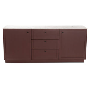 Moe's Nadine Sideboard in Deep Burgundy