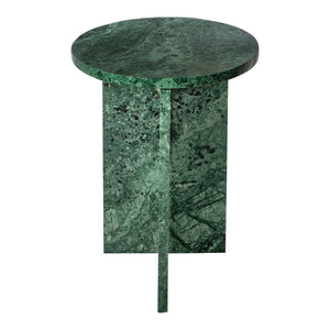 Moe's Grace Accent Table in Green Marble