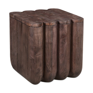 Moe's Punyo Punyo Acacia Accent Table Espresso Brown