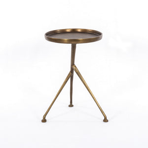 Schmidt Accent Table-Raw Brass