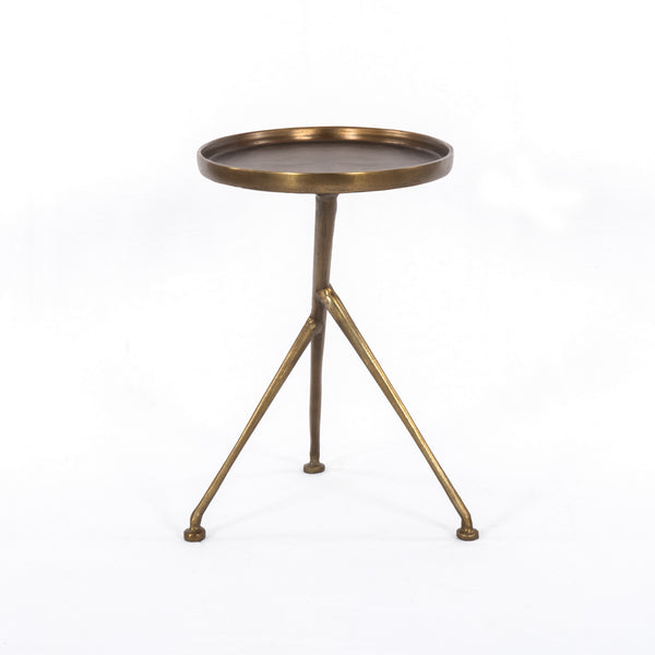 Schmidt Accent Table-Raw Brass