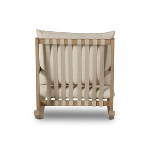 Aiken Outdoor Rocking Chair In Faye Sand