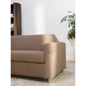 Moe's Finch Sofa in Soft Brown Linen Blend