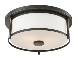Savannah 2 Light Flush Mount in Olde Bronze Finish
