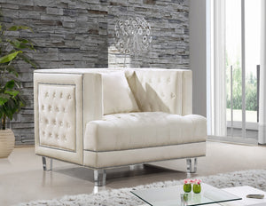 Rudolph Chair In Cream Velvet