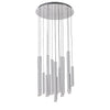Galiano AC7086SA Chandelier in Satin Aluminum