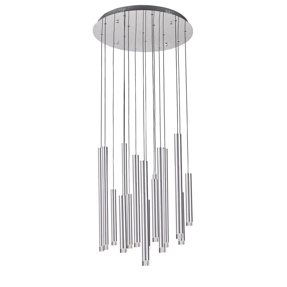 Galiano AC7086SA Chandelier in Satin Aluminum