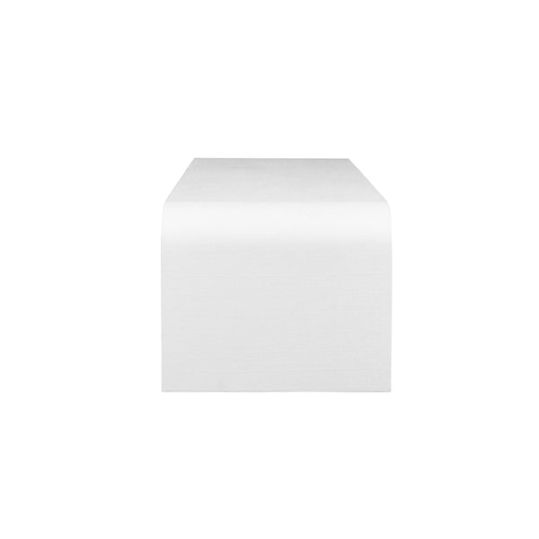 WATERFALL EDGE COFFEE TABLE IN TEXTURED WHITE LINEN