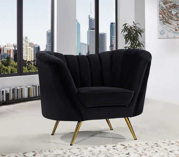 Josefina Chair In Black Velvet