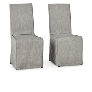 Jordan Upholstered Dining Chair Set of 2 with Slipcovers
