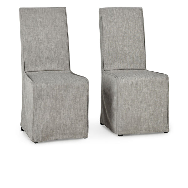 Jordan Upholstered Dining Chair Set of 2 with Slipcovers