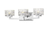 Rubicon 3 Light Vanity in Chrome Finish