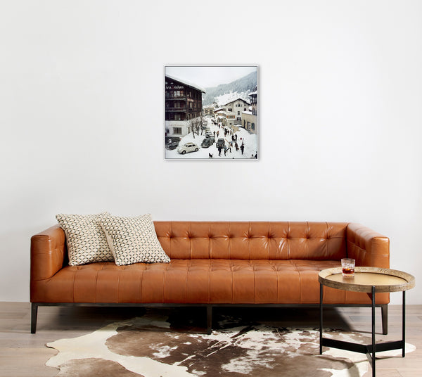 Klosters (48" X 48") In Slim Aarons's Showcase In Photography Art