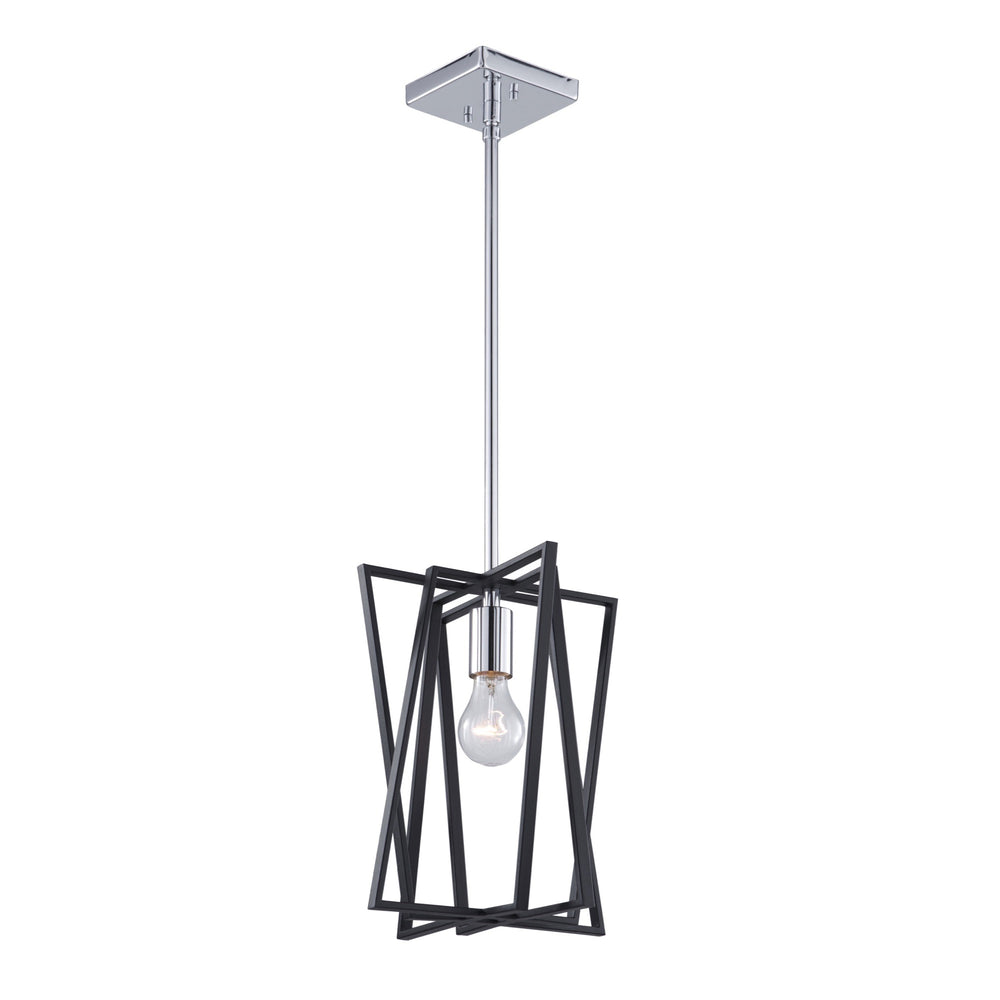 Middleton AC11381 Pendant in Matte Black & Polished Chrome