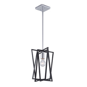 Middleton AC11381 Pendant in Matte Black & Polished Chrome