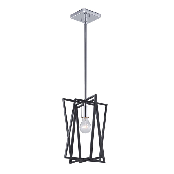 Middleton AC11381 Pendant in Matte Black & Polished Chrome