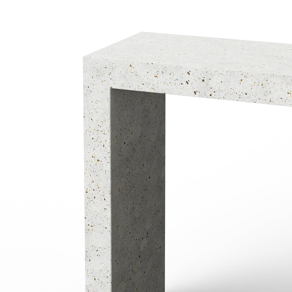 Ivory Terrazzo Console