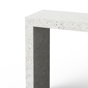 Ivory Terrazzo Console
