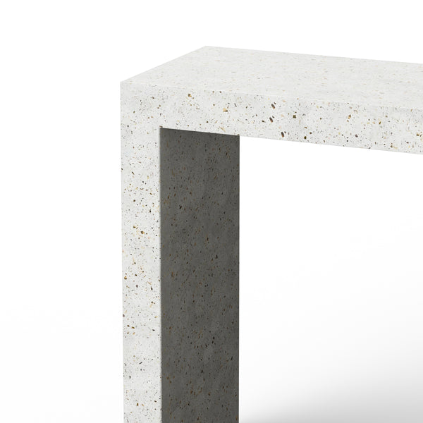 Ivory Terrazzo Console