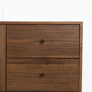 Arturo Media Console - Natural Walnut Veneer