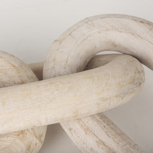 Tayla Large Blonde Wood Chain Link