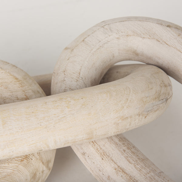 Tayla Large Blonde Wood Chain Link