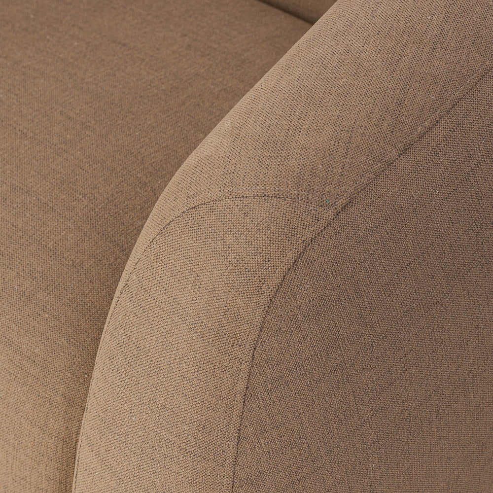 Channing Swivel Chair - Crypton Nomad Mushroom